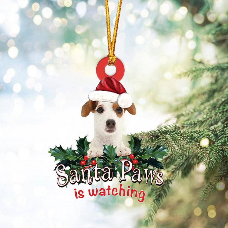 Jack Russell Terrier 3 Christmas Car Ornament