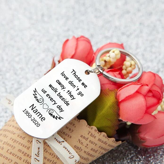 Personalized Engraved Silver Keychain-4