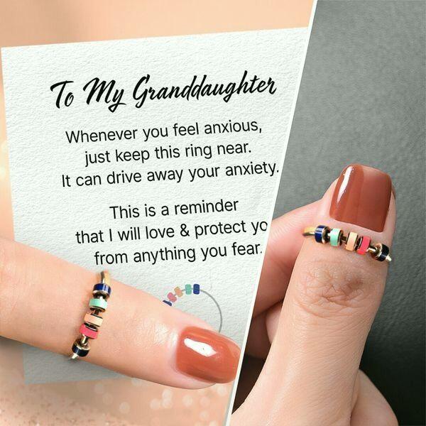 Anxiety Relieving Enamel Fidget Ring