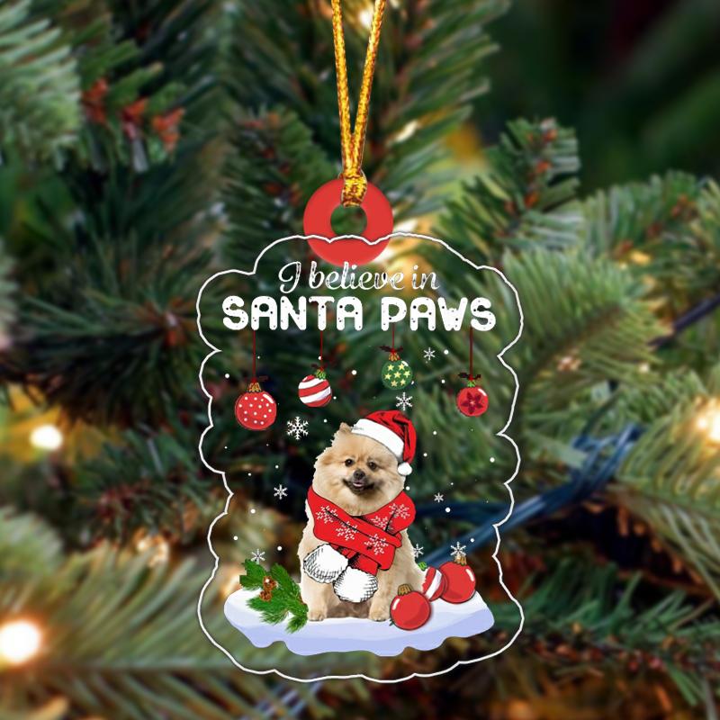 Keeshond Christmas Ornament
