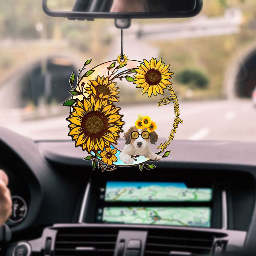 Kooikerhondje You Are My Sunshine Car Ornament