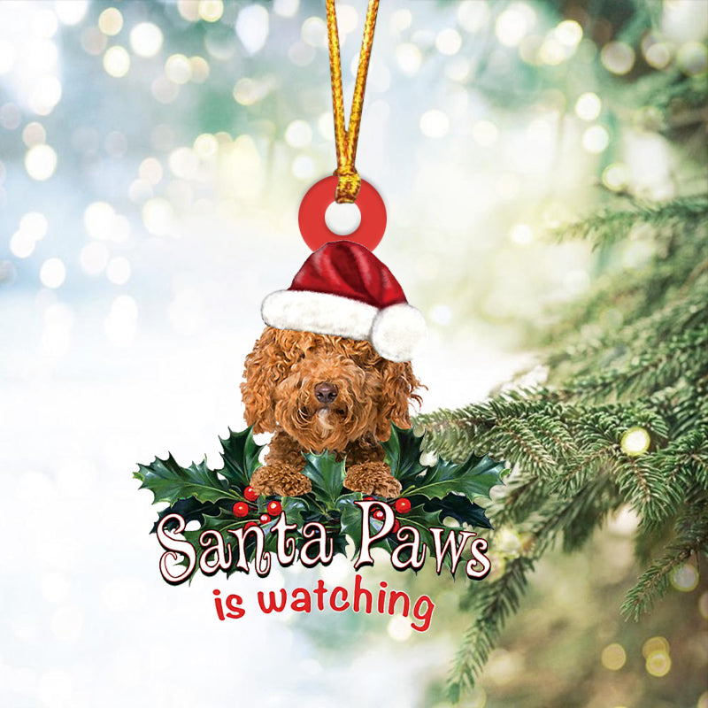 Labradoodle 1Christmas Car Ornament