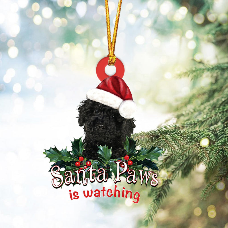 Labradoodle 2 Christmas Car Ornament