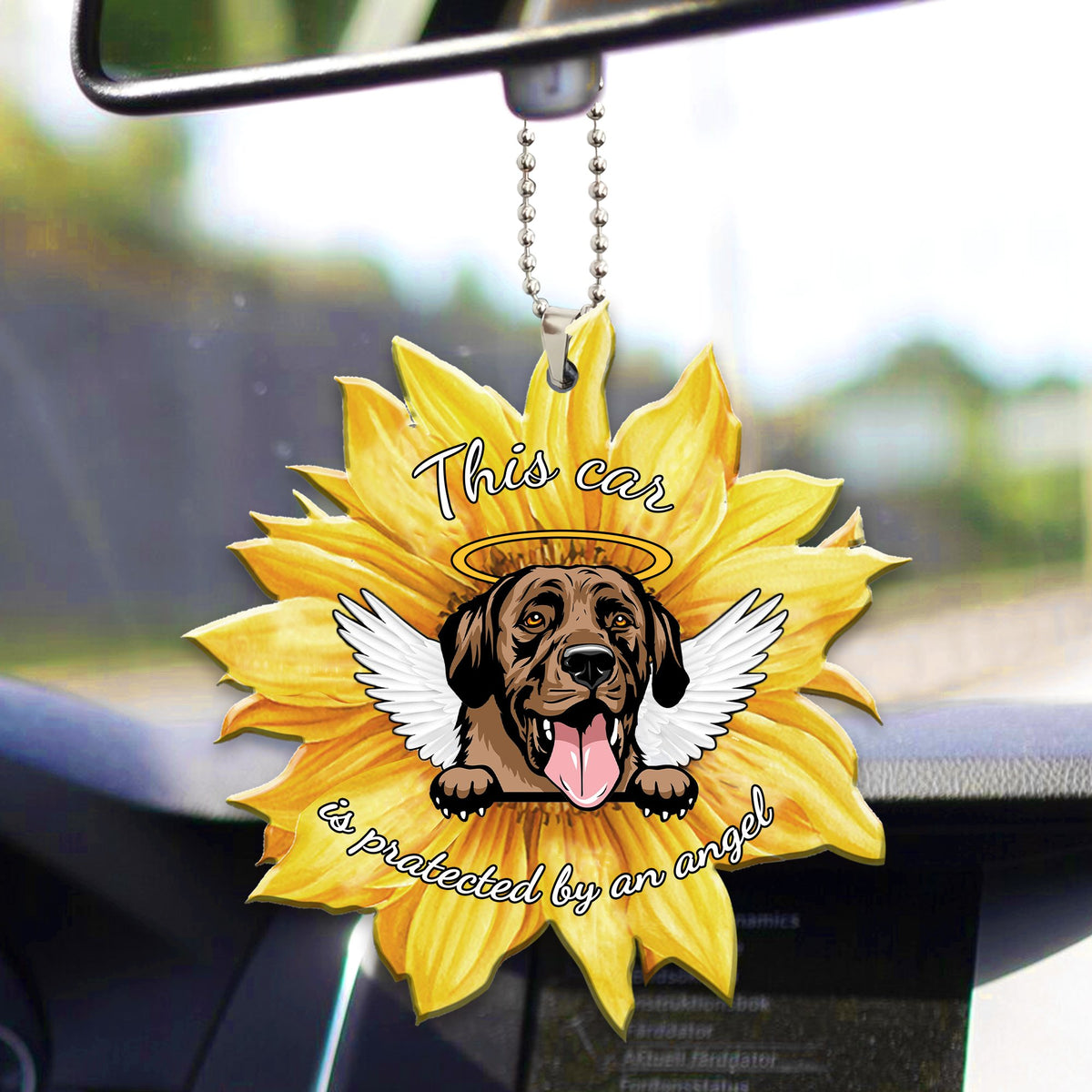 Labrador Retriever3 Car ornament