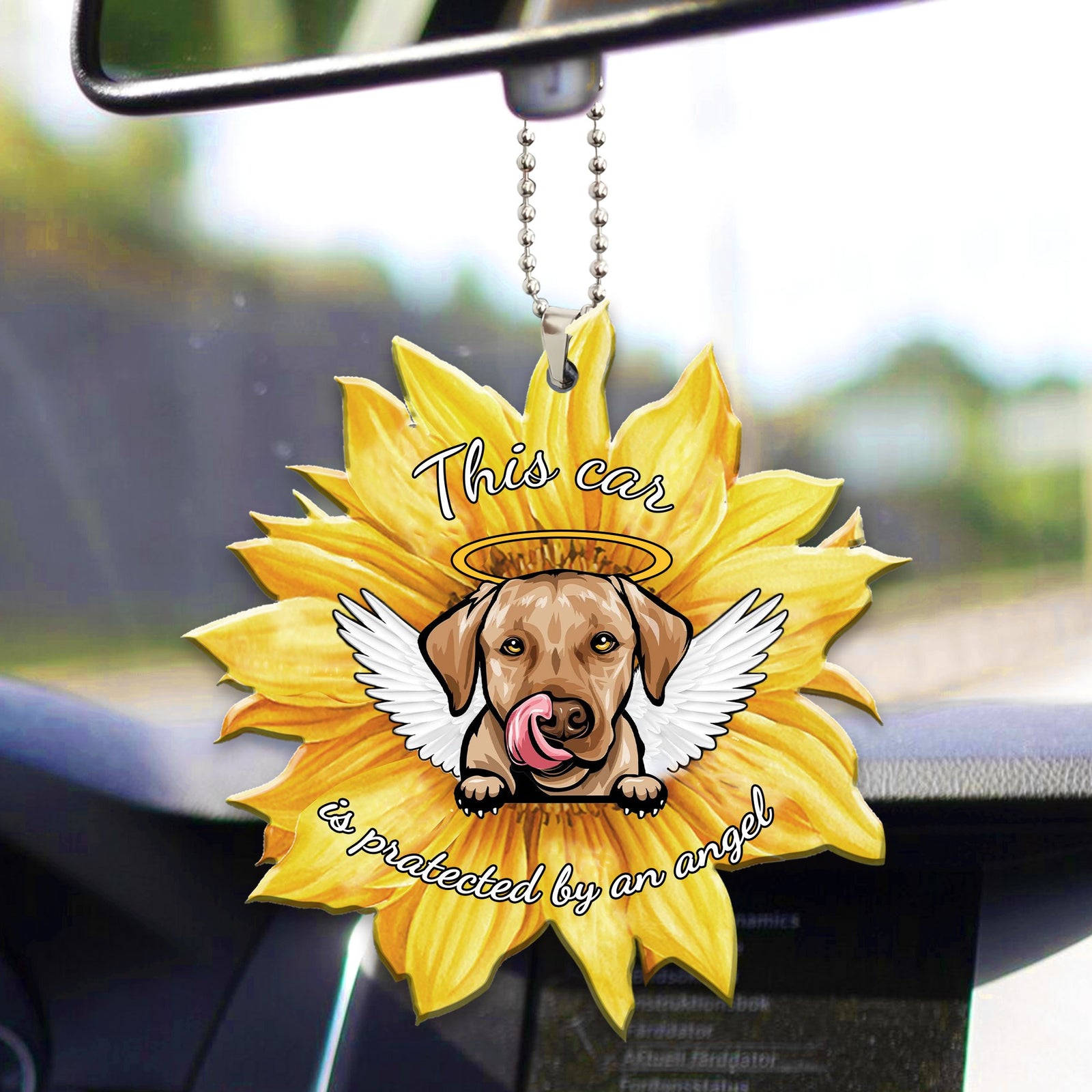 Labrador Retriever4 Car ornament