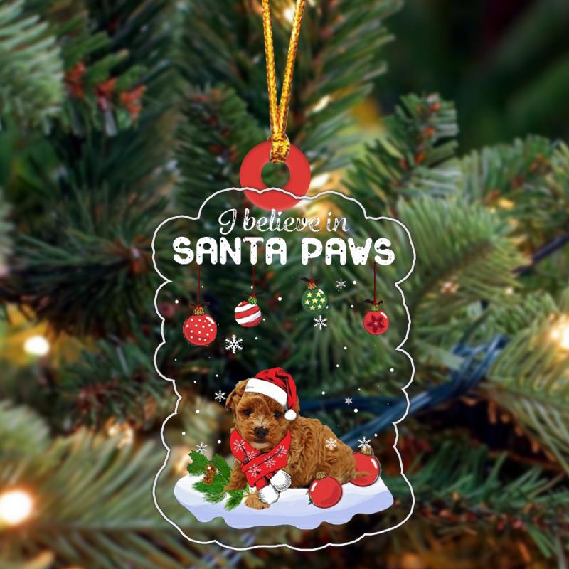 Maltipoo Christmas Ornament
