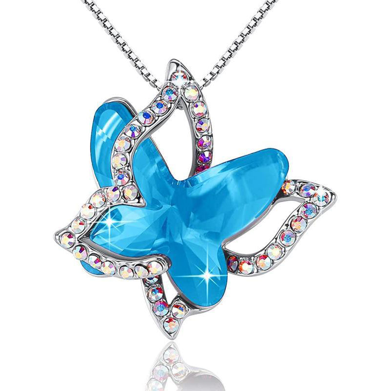 Butterfly Crystal Necklace