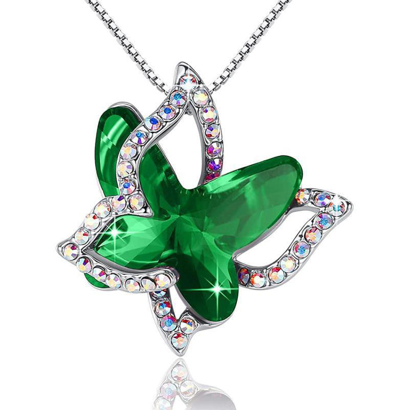 Butterfly Crystal Necklace