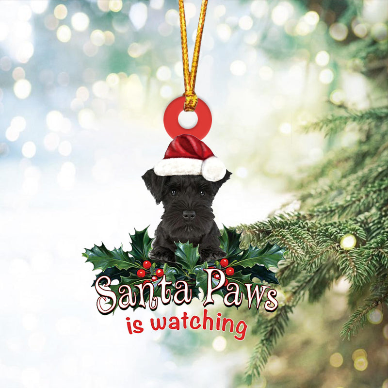 Miniature Schnauzer 1 Christmas Car Ornament