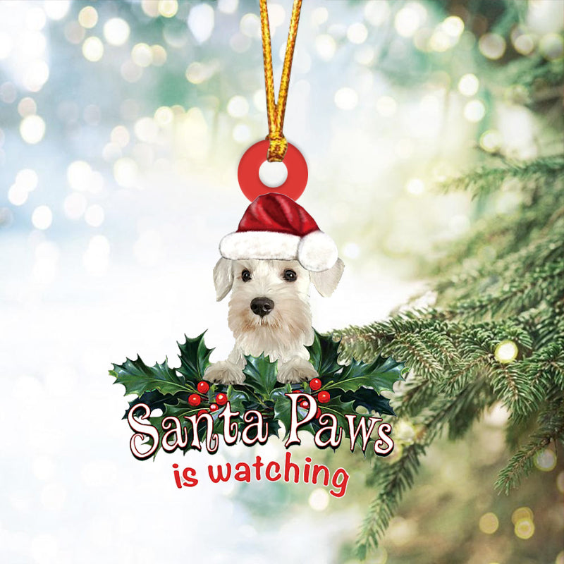 Miniature Schnauzer 3 Christmas Car Ornament