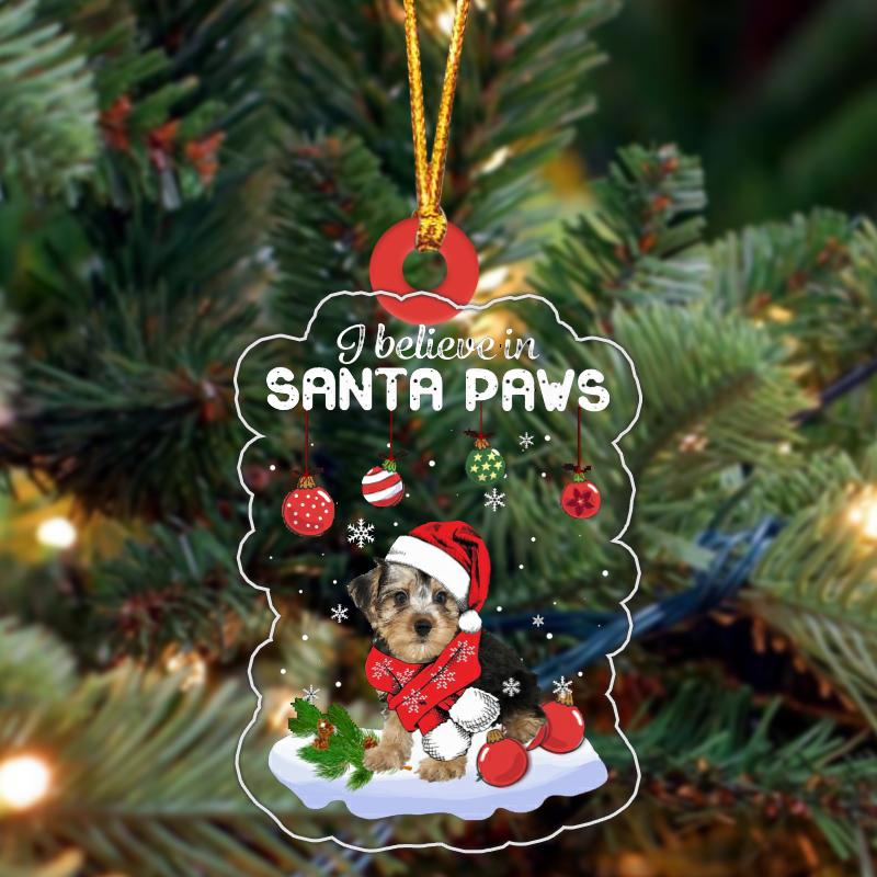 Morkie Christmas Ornament