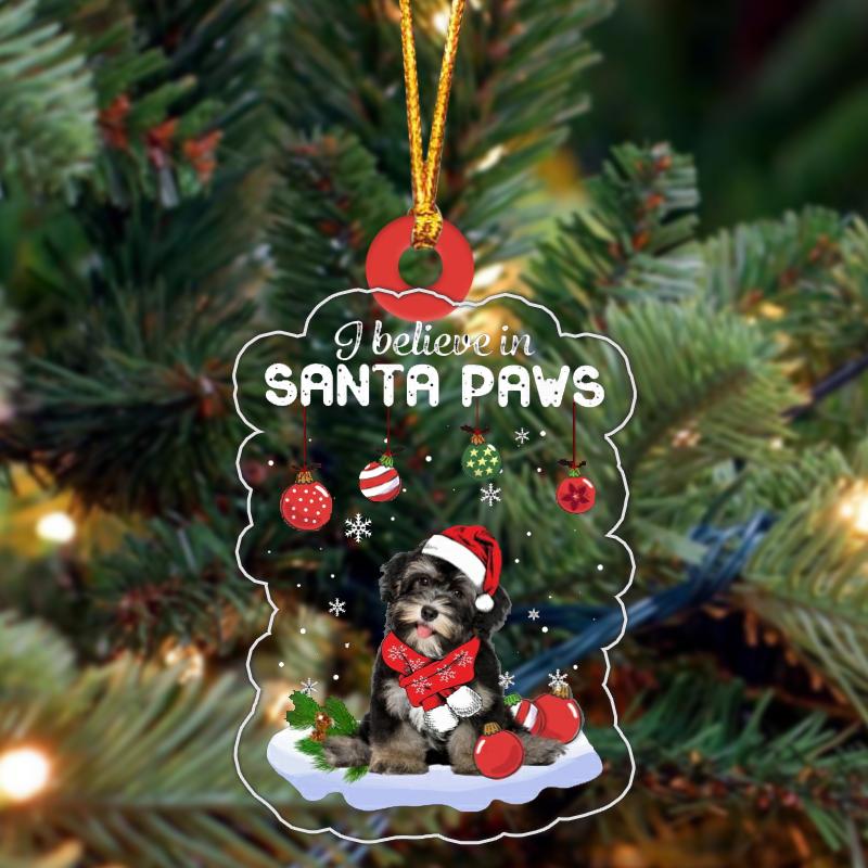 Morkipoo Christmas Ornament