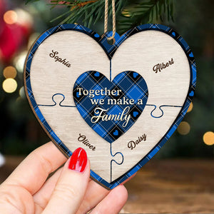 Together We Make A Family - Personalized Christmas Ornament