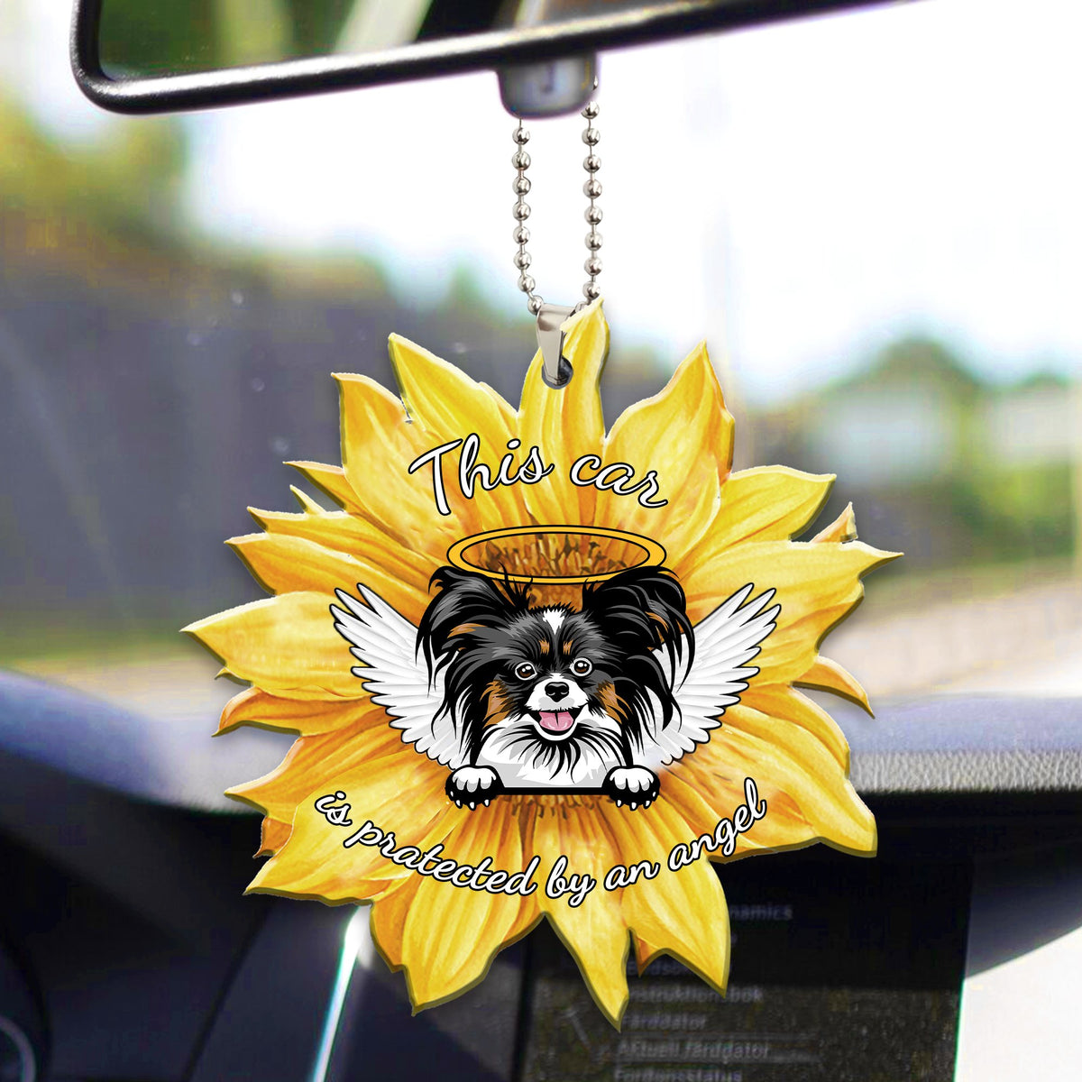 Papillion Car ornament