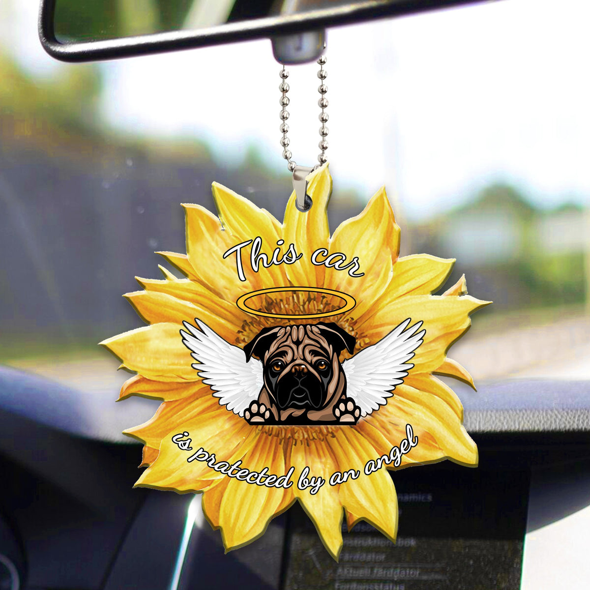 Pug2 Car Ornament