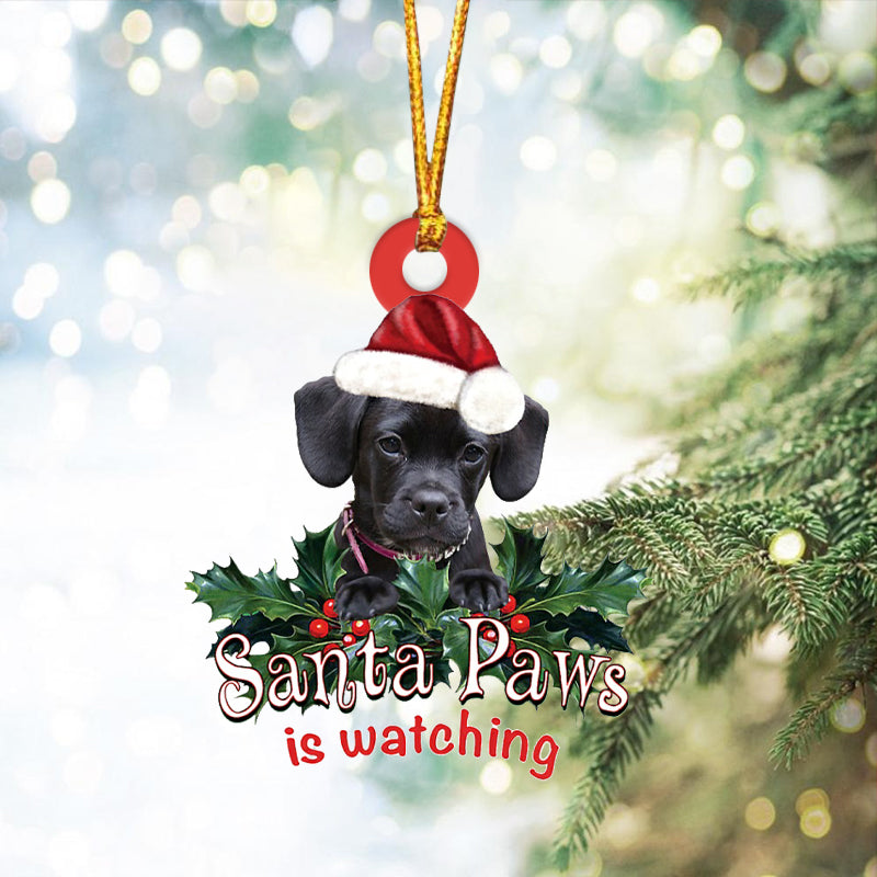 Puggle Christmas Car Ornament