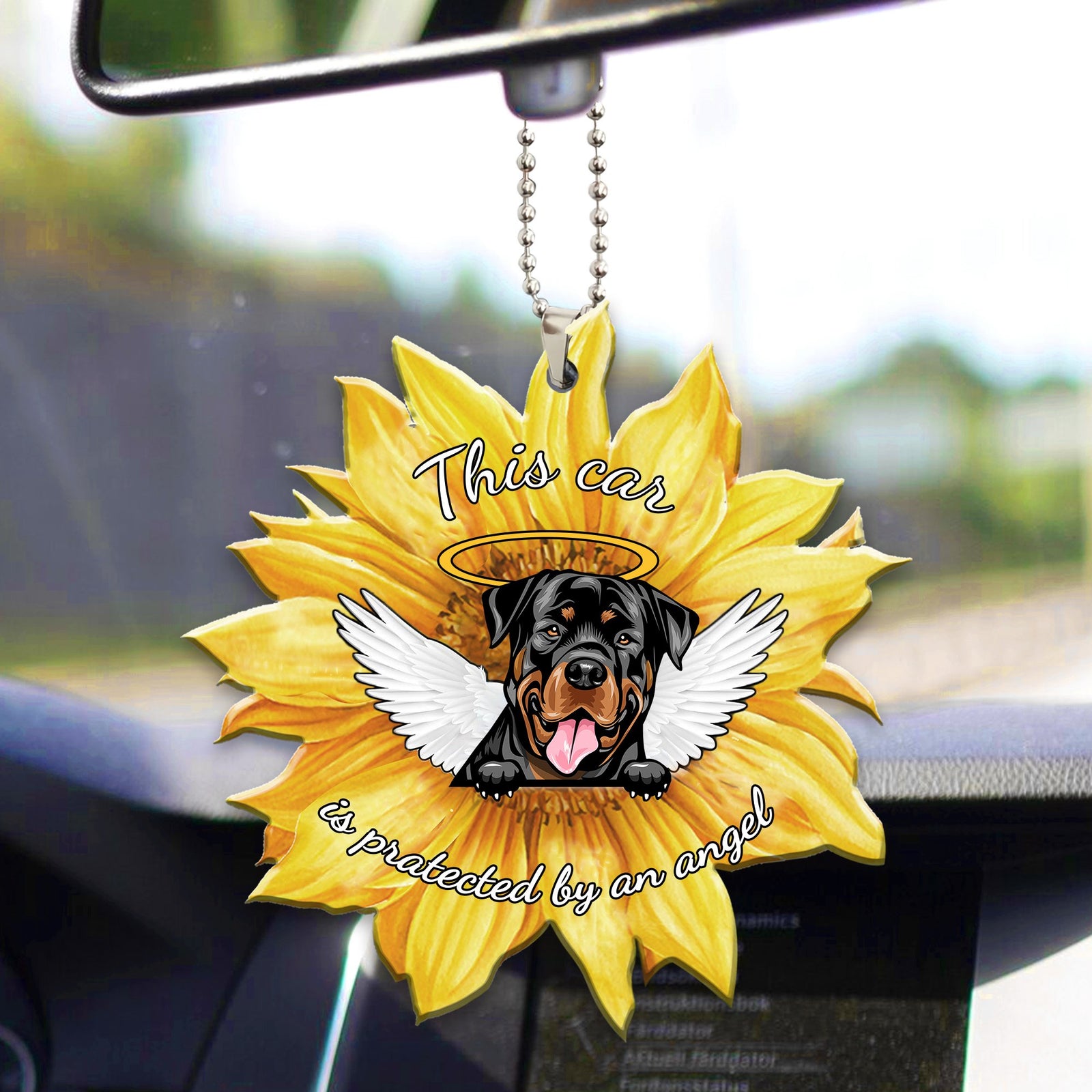 Rottweiler Car Ornament