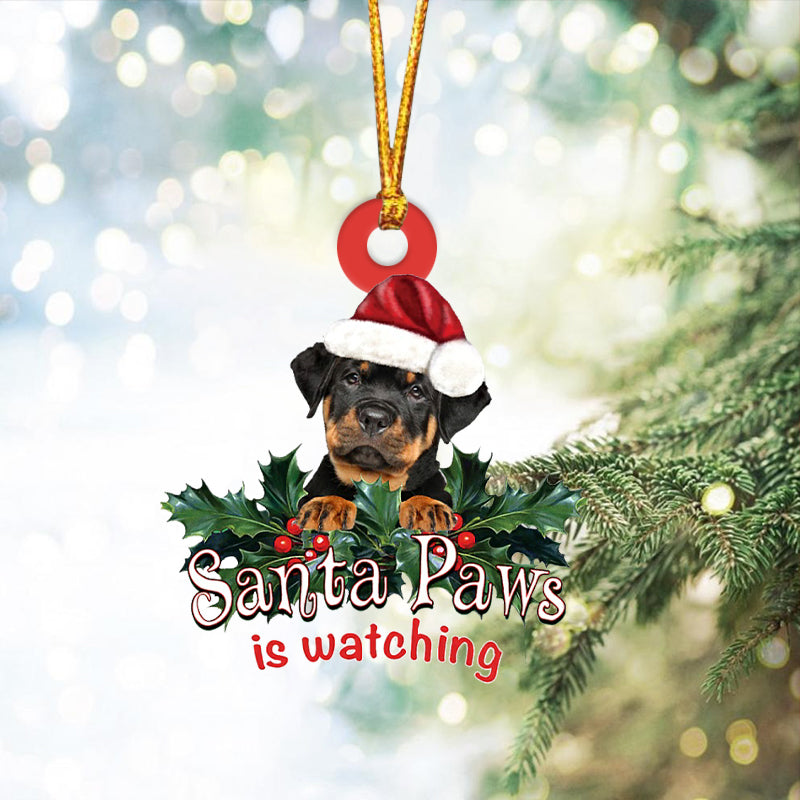 Rottweiler Christmas Car Ornament