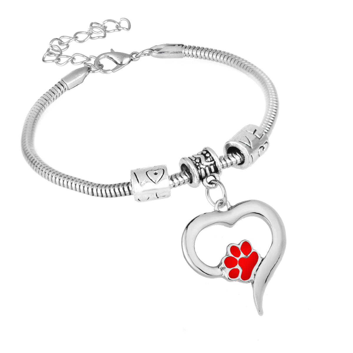 Memorial My Dog Paw Bracelet