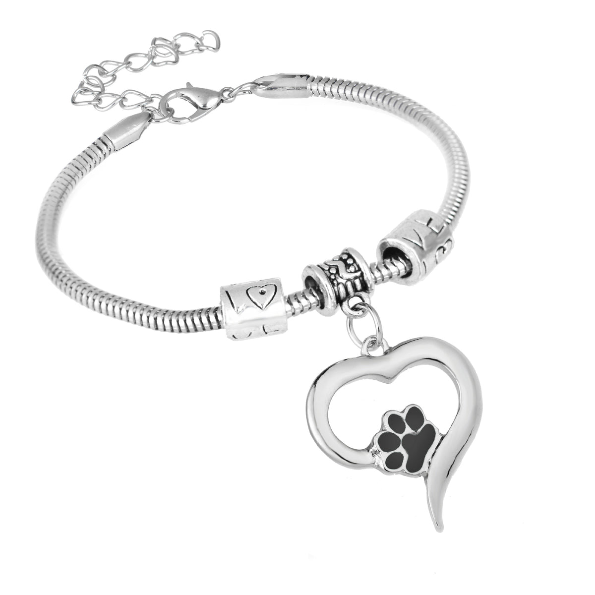Memorial My Dog Paw Bracelet
