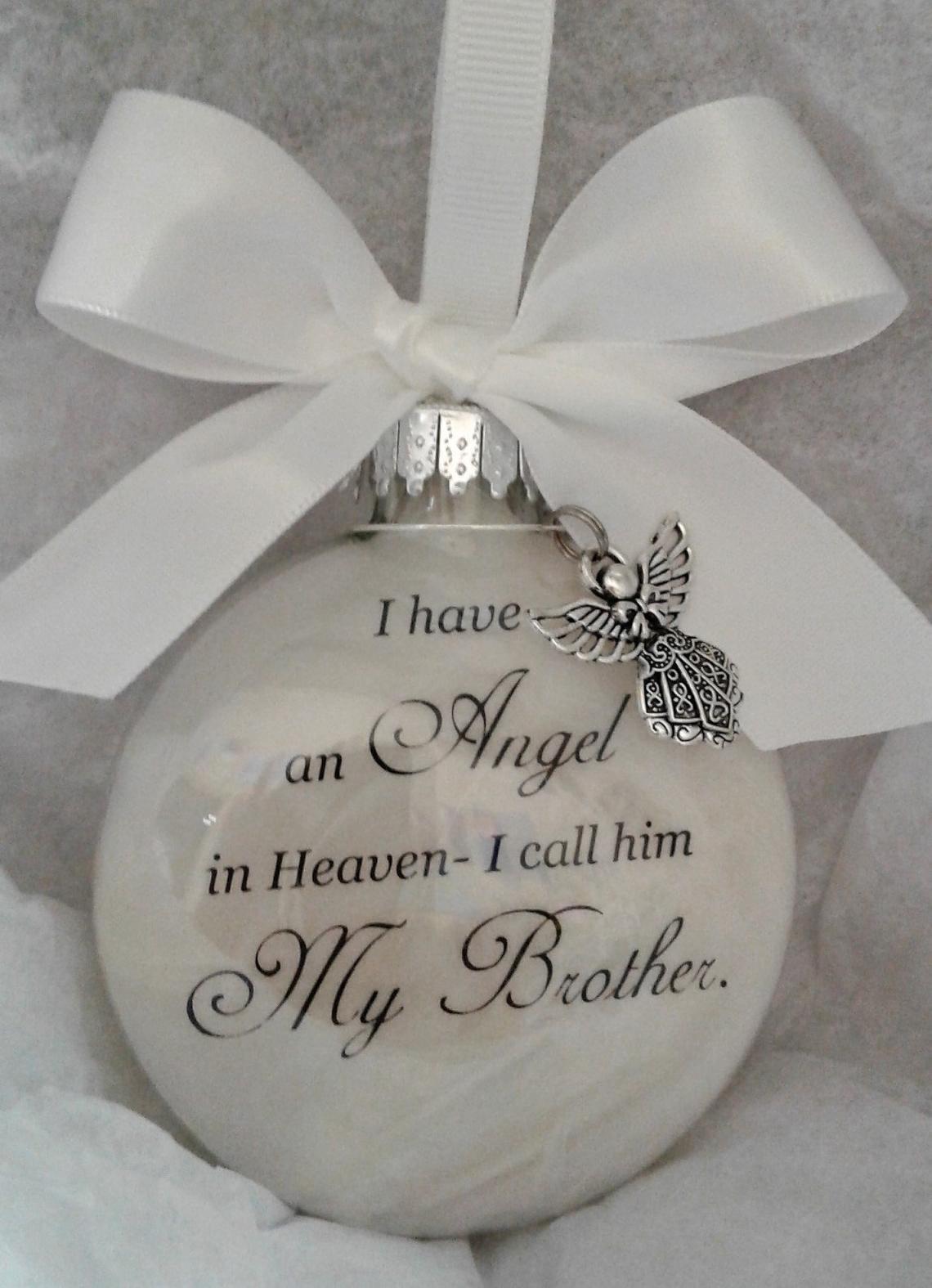 Angel In Heaven Memorial Ornament
