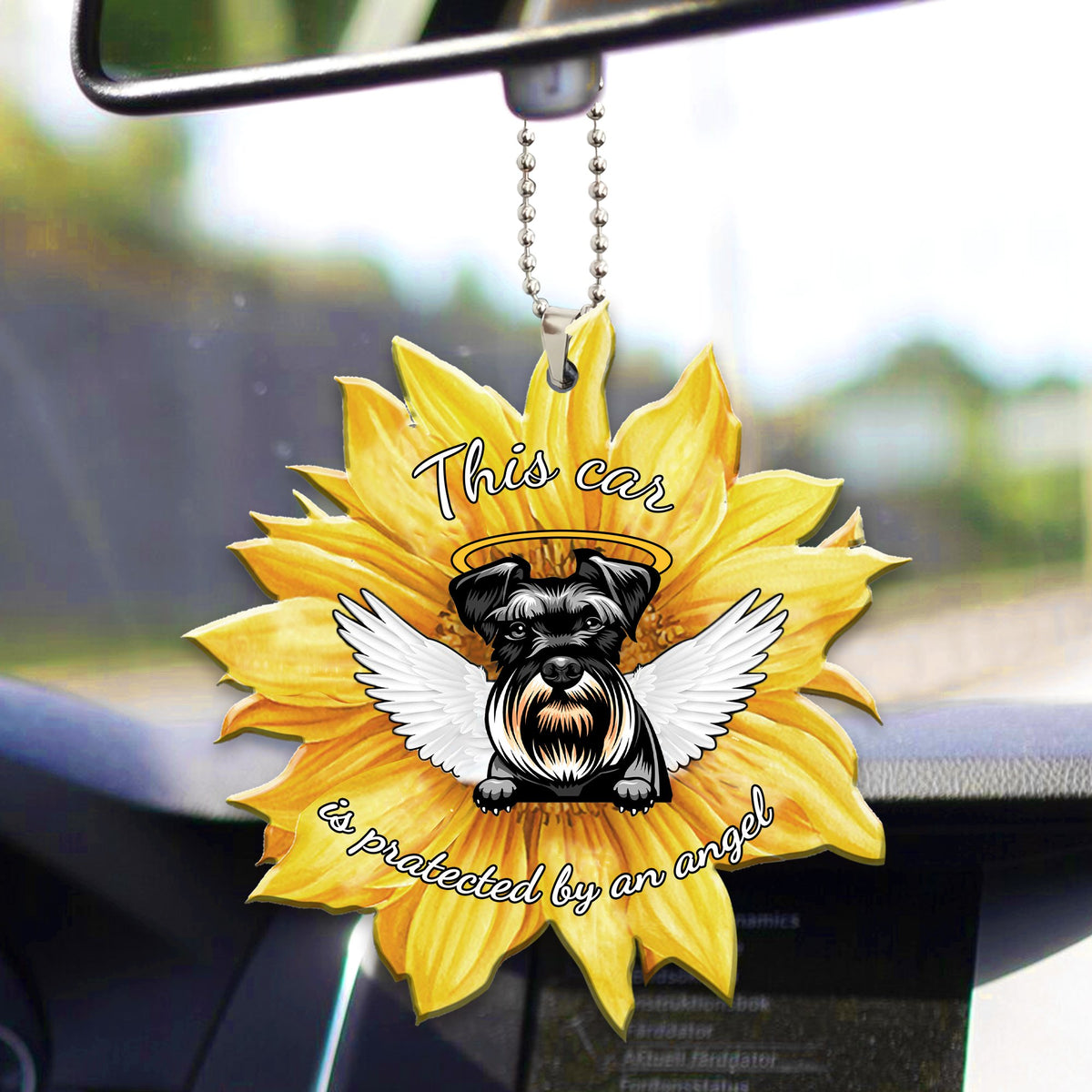 Schnauzer Car ornament