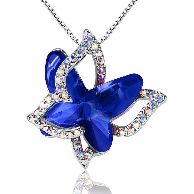 Butterfly Crystal Necklace