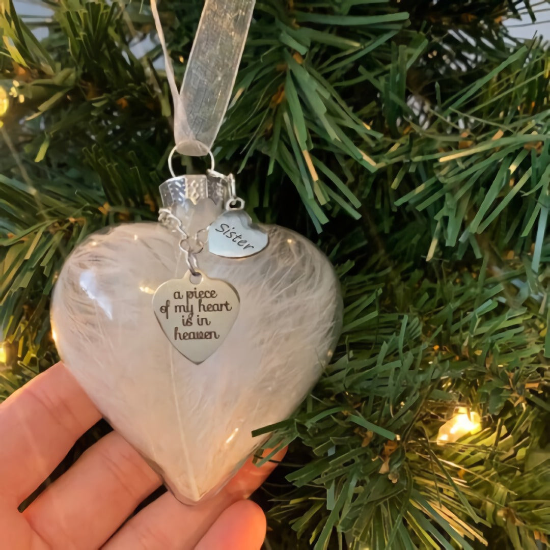 My Heart In Heaven Memorial Ornament
