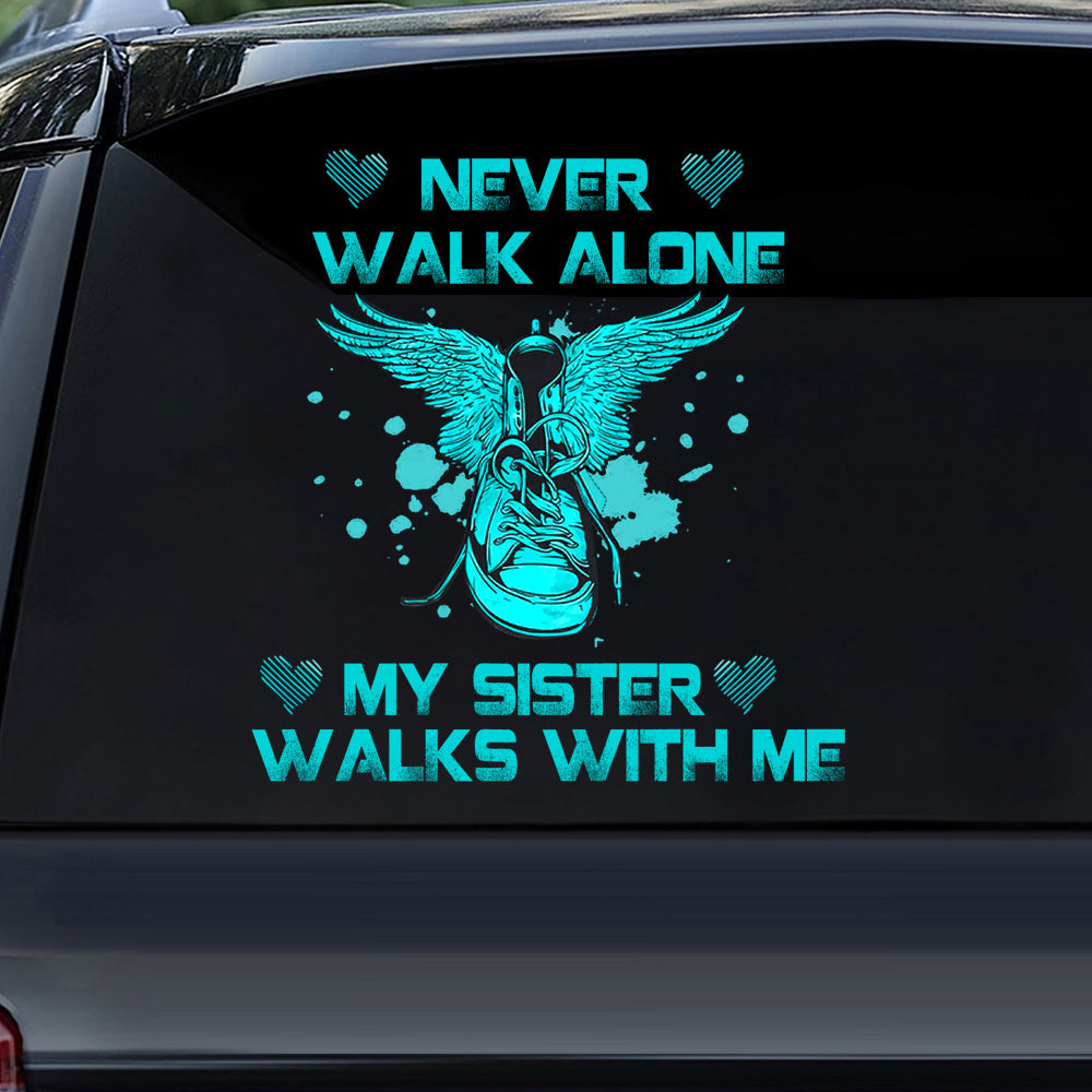 Family Never Walk Alone Memorial Decal