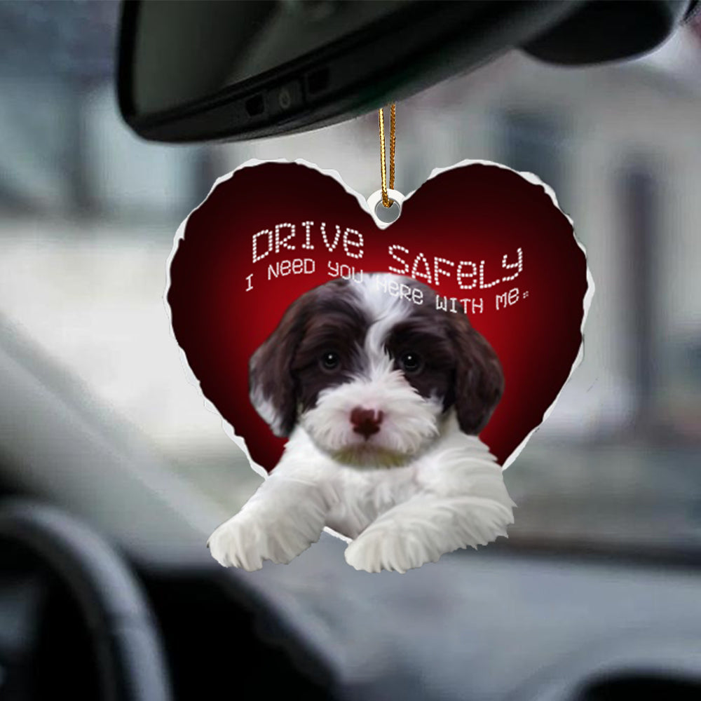Springerdoodle Drive Safely Car Ornament