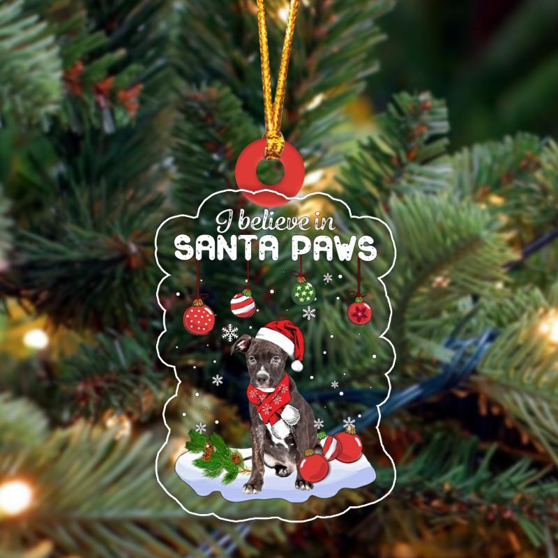 Staffordshire Bull Terrier Christmas Ornament