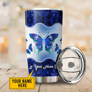 Personalized Butterfly Steel Stainless Tumbler
