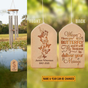 "Whisper I Love You" Personalized Wind Chime