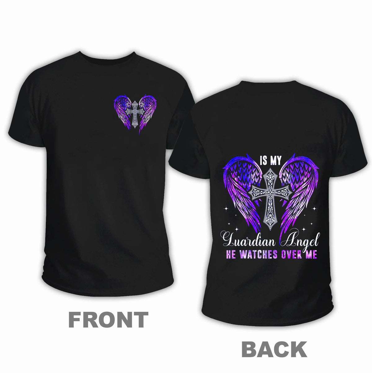 My Love Is My Guardian Angel Personalized T-shirt