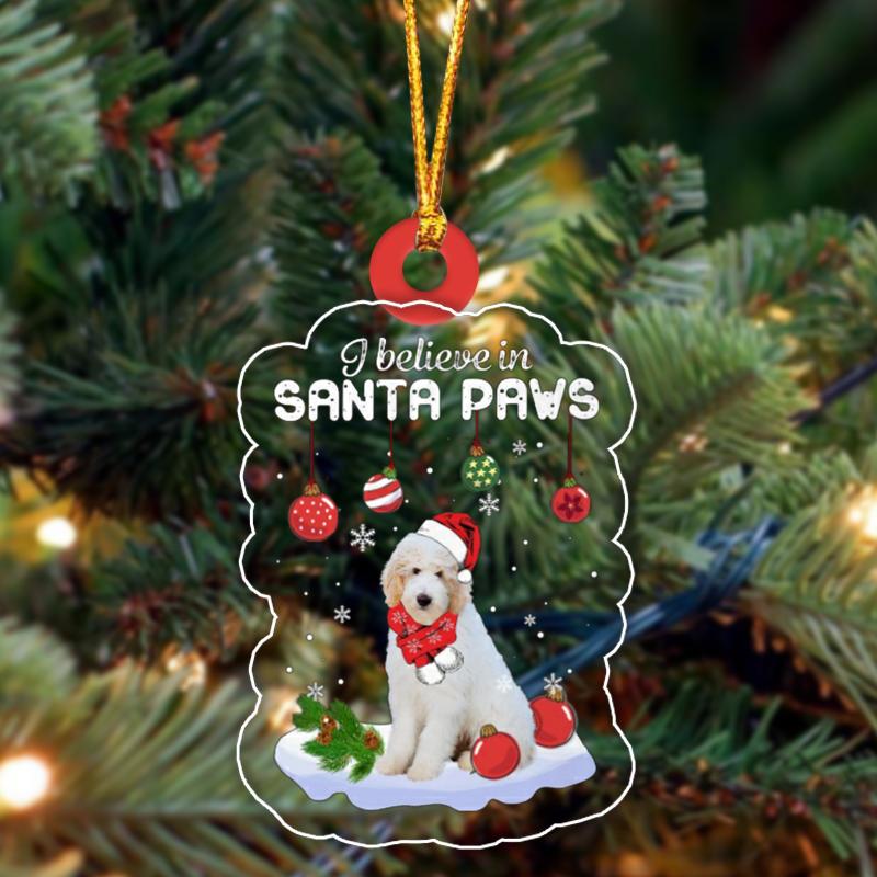 Teddy Bear Schnoodle Christmas Ornament