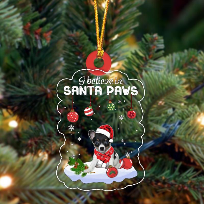 Toy Fox Terrier Christmas Ornament