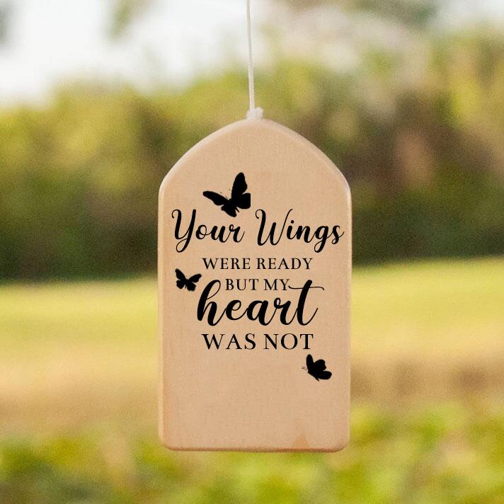 Personalized Memory Butterflis Wind Chime