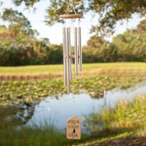 Personalized In Your Heart I'll Always Be Pet Memorial Wind Chime