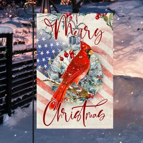 Memorial Cardinal HOUSE & GARDEN FLAG