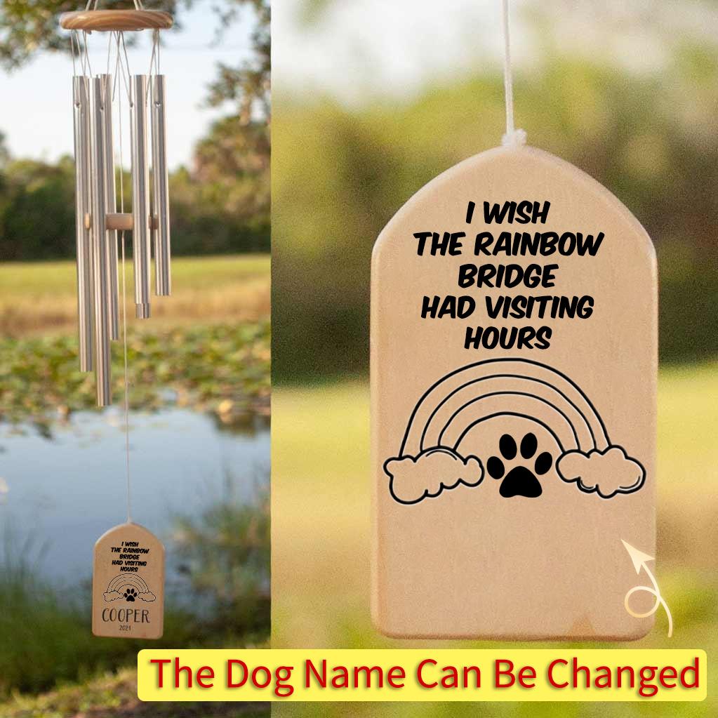Personalized Rainbow Bridge Wind Chime