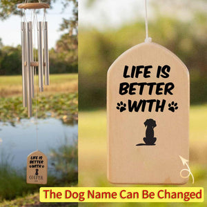 Personalized Life Is Better Wind Chime