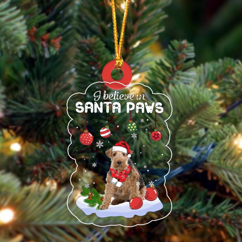 Wire Fox Terrier Christmas Ornament