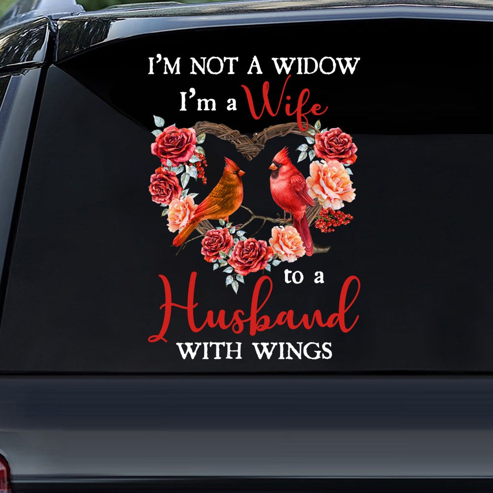 I'm Not A Widow Memorial Sticker