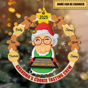 Personalized Grandma's Cookie Ornament- Gift For Grandma