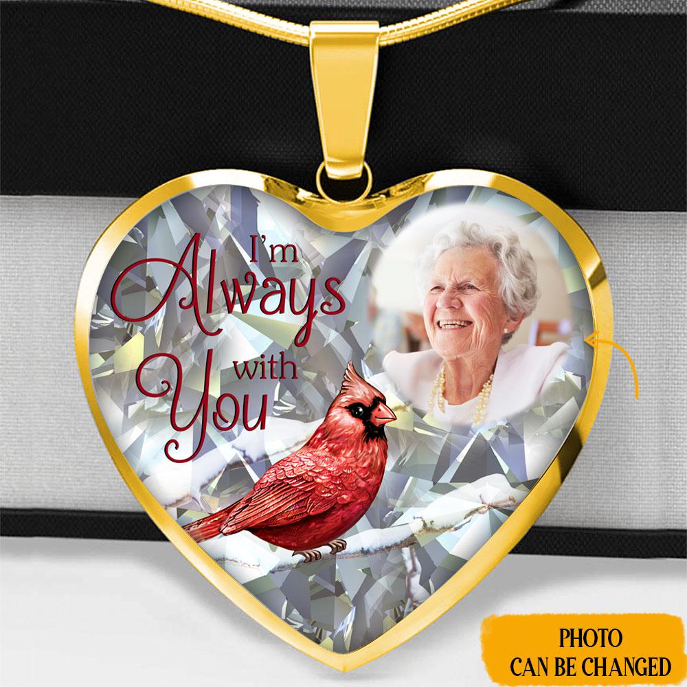 I'm Always With You Memories Customize Photo Necklace