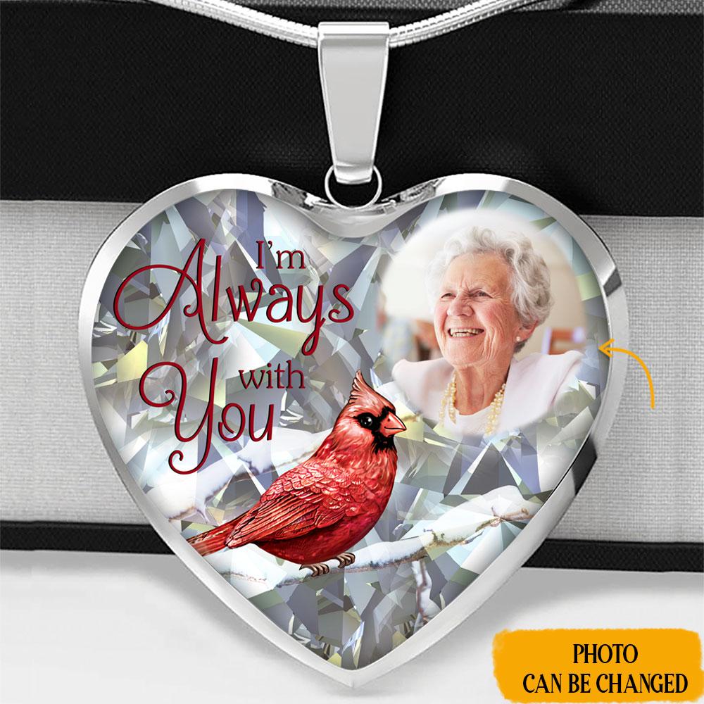 I'm Always With You Memories Customize Photo Necklace