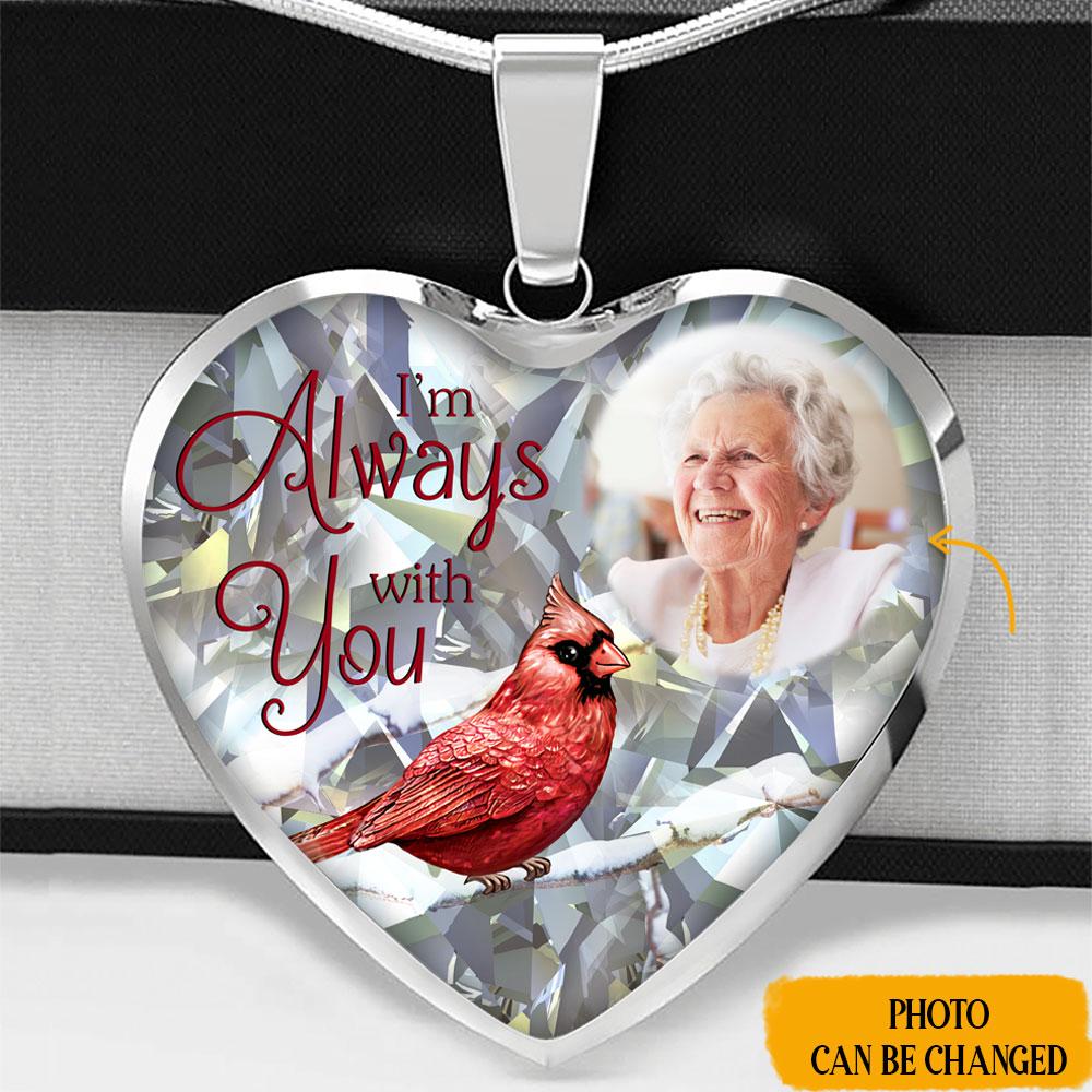 I'm Always With You Memories Customize Photo Necklace