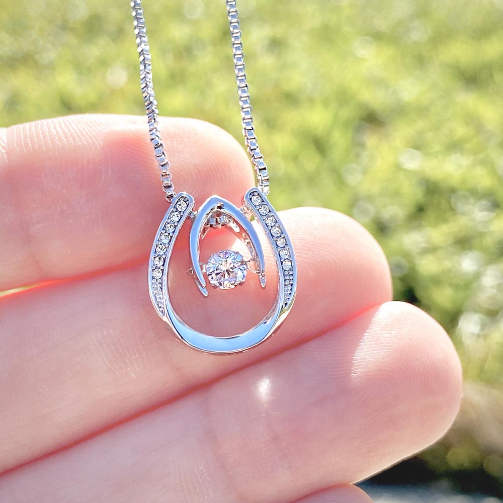 Be Bold and Beautiful - Horse Shoe Necklace-Granddaughter Gift