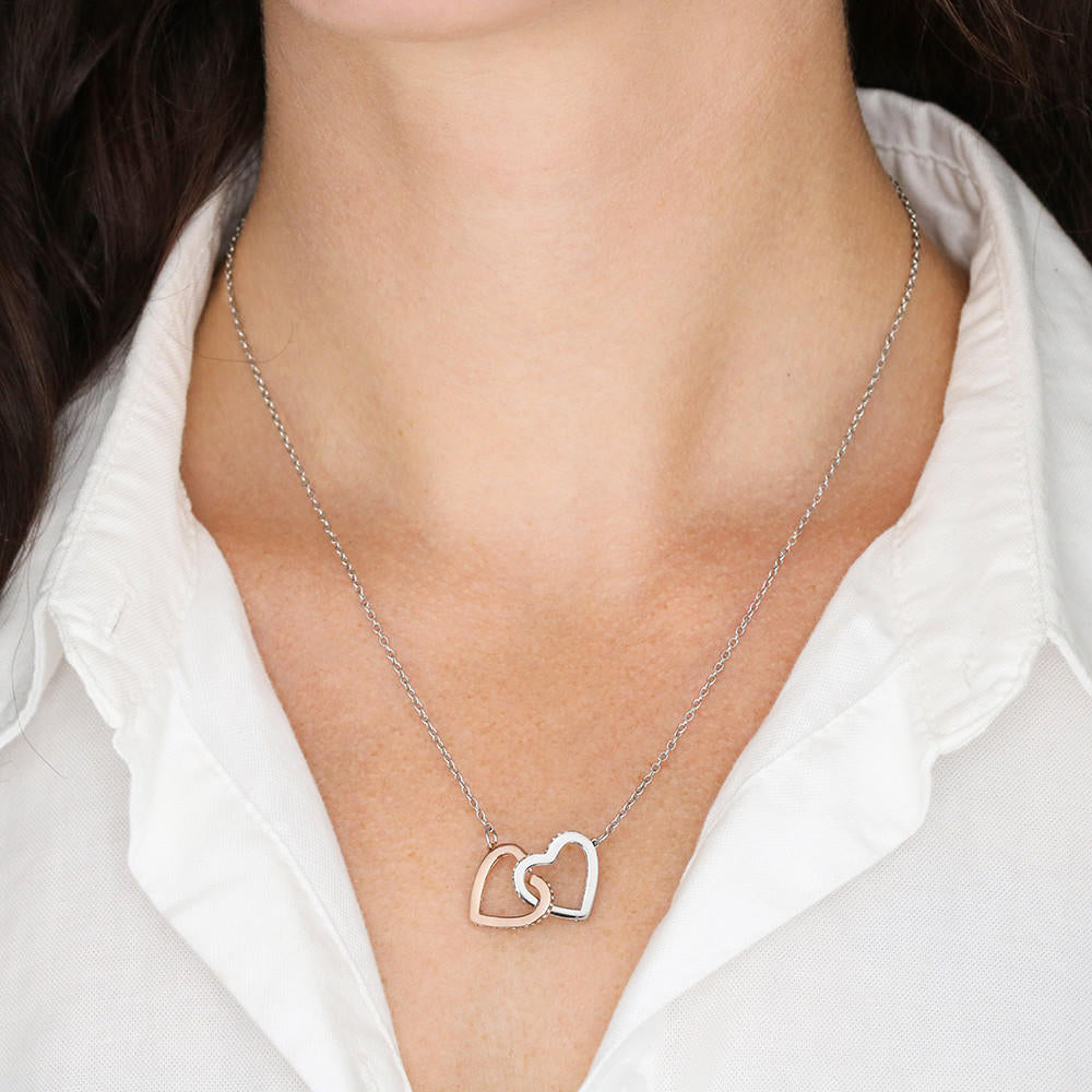 Hearts As One Daughter Necklace