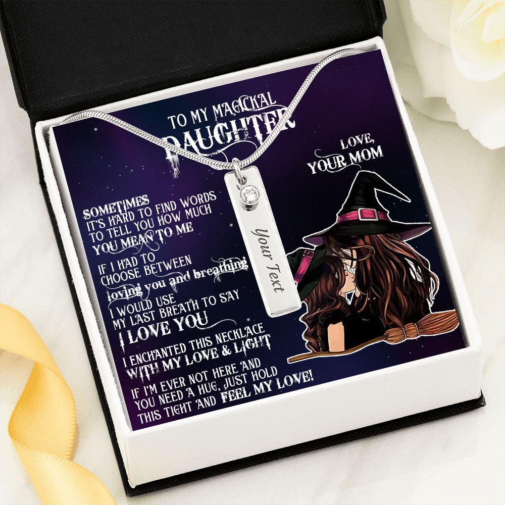 To My Magickal Daughter Gift Necklace